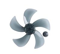 Ventilateur Silencieux Domestique De 12/14 Pouces, Pales À 5 Pales, Turbine En Plastique Avec Couvercle D'écrou, Ventilateur De Table/support Général, Accessoires De Ventilation(Gray 12 Inch)