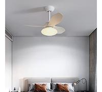 Ventilateur Silencieux Plafond Lumiere Plafonnier Ventilateur Design Plafonnier Ventilateur Plafond Led Telecommande Lampe Ventilateur Plafond Dimmable Lustre 80CM*35CM 30W,Blanc