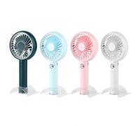 Ventilateur Silencieux Portable De Bureau, Refroidisseur D'Air, Rechargeable Par Usb, Batterie Au Lithium De 1200Mah, Avec Support Pour T¿¿l¿¿phone 9109-May14A00488