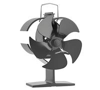 Ventilateur silencieux pour bûches à bois pour brûleur, augmente l'efficacité pour la pièce, poêle à bois, ventilateur souffleur alimenté par la chaleur, non électrique