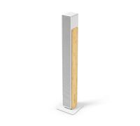 Ventilateur silencieux Stadler Form Nick, ventilateur colonne avec fonction pivotante, 10 vitesses, minuterie, télécommande, pour chambre, bureau, salon, avec bambou naturel, blanc