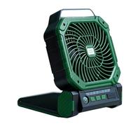 Ventilateur Solaire 4 Vitesses Portable Éclairage LED Refroidissement