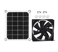 Ventilateur Solaire 6V 10W Extérieur Panneau d'alimentation Solaire Ventilateur D'extraction USB pour Serre Poulet Maison Panneau Solaire Ventilateur D'extraction