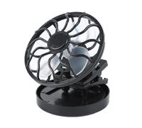 Ventilateur Solaire À Cellules De Refroidissement, Panneau D'énergie Solaire À Clip, Pour Camping Randonnée Pêche En Plein Air, Mini Ventilateur Solaire