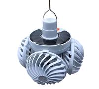 Ventilateur solaire de camping : plafonnier portable, lumière de ventilateur de plafond à énergie solaire | Petit plafonnier LED pliable, lumière de plafond ultra calme accessoires pour petits camps