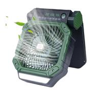 Ventilateur solaire Petite Lampe LED Réglable avec Minuterie