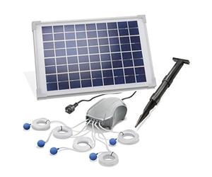 Ventilateur solaire pour bassin pompe pour étang jardin 10 W 5 x 120 l/h 101887
