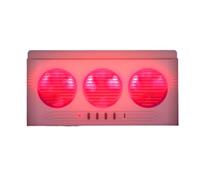 Ventilateur solaire pour fenêtre de voiture - Trois fentes d'aération avec éclairage comme radiateur - Ventilateur de fenêtre à énergie solaire - Pour road trip, camping-car, van, SUV, pickup, camion