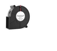 Ventilateur Soufflant, 2 pièces DC 5V 12V 24V 75mm X 30mm ventilateur centrifuge 7530 7.5cm double boule Turbo radiateur purificateur(24V Dual Ball,1PCS 7530 Blower)