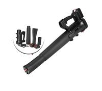 Ventilateur soufflant, 2000W 6 Gear Cordless Leaf Blower, Cordless Blower Wind Pressure Electric Air Blower, Sweeper Garden Tools for 18V Battery Silencieux