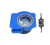 Ventilateur Soufflant, 20w Petit Ventilateur Centrifuge, Haute Pression 12v DC Souffleur, Moteur Brushless Fumée Exhasut(Speed controller)