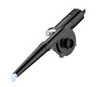 Ventilateur soufflant, Angle Grinder to Blower Adapter Blower, Vacuum Cleaner 2 in 1 Garden Leaves Removal Snow Removal Suitable for M10 Grinder Silencieux(Set-A)