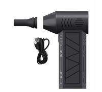 Ventilateur soufflant, Mini Ventilateur à Jet Turbo 110 000 TR/Min, souffleur d'air électrique 3 Vitesses, Violent, Rechargeable avec lumière, Nettoyage de Voiture