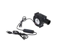 Ventilateur soufflant, Mini Ventilateur Turbo 5 V, Ventilateur centrifuge Portable avec contrôleur de Vitesse 2500 TR/Min, Ventilateur de Cuisson for Barbecue Silencieux(USB)