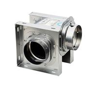 Ventilateur soufflant, Petit Ventilateur d'extraction Domestique Silencieux en Acier Inoxydable, Ventilateur centrifuge Puissant for Tuyau Silencieux(DPT10-11)