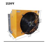 Ventilateur soufflant, Refroidisseur d'air hydraulique AH1470T-CA Refroidisseur de réservoir de Carburant modifié for Grue montée sur Camion Radiateur d'huile refroidi par air Silencieux(AC)