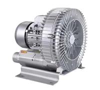 Ventilateur soufflant, Souffleur à Industriel 200w, Pompe à Air Haute Pression, Pompe à Vide centrifuge, Ventilateur d'aspiration à, aérateur d'étang à Poissons d'aquaculture(120W)