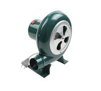 Ventilateur soufflant, Souffleur de Barbecue en Fer for ménage, Petit souffleur centrifuge 30 W 40 W 60 W 80 W, Vert for Barbecue Silencieux(100W 0.8KN)