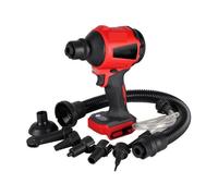 Ventilateur soufflant, Souffleur de poussière sans balais 1500 W 80 000 TR/Min, Fonction aspirateur gonfleur souffleur Fil Multifonction for Batterie 18 V