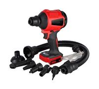 Ventilateur Soufflant Souffleur de poussière sans brosse 1500W 80000RPM, souffleur sans fil multifonction à fonction d'aspiration de gonfleur for batterie 18v