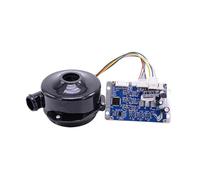 Ventilateur soufflant, Ventilateur centrifuge électrique à Courant continu sans balais triphasé à Faible Bruit 9250-24V 1000LPM 6kPa 24000rpm Ventilateur Puissant Silencieux