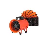 Ventilateur soufflant, Ventilateur d'extraction Industriel, Ventilateur d'extraction avec Tuyau de Conduit en PVC de 10 m for entrepôt, Usine, Cuisine Silencieux(8 inch)