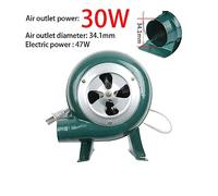 Ventilateur Soufflant, Ventilateur ménager fer Barbecue ventilateur petit centrifuge 30W 40W 60W 80W adaptateur vert for(80W 0.6KN)