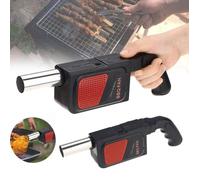 Ventilateur Soufflet électrique pour Barbecue - Portable et Léger - Alimenté par piles - Noir
