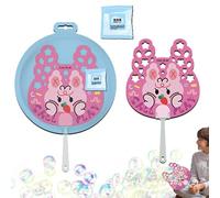 Ventilateur souffleur à bulles, ventilateur à bulles pour,Fan de bulles créatives - Ventilateur à bulles pour, ventilateur à bulles portable avec 10 ml de liquide à bulles, ventilateur à bulles pour