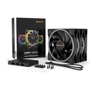 Ventilateur Soyez calme!Light Wings 140mm PWM à 3 pack haute vitesse (BL079)