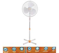 Ventilateur sur pied - Vinco - 70703 - 45 W - 3 pales - Hauteur réglable - Blanc