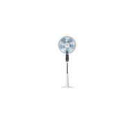 Ventilateur sur pied 16''/40 cm avec fonction turbo boost 70w blanc noir bleu