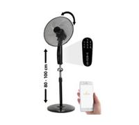 Sichler Haushaltsgeräte : Ventilateur sur pied 60 W connecté, Ø 37 cm, compatible Amazon Alexa et Google Assistant G