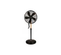 Ventilateur sur Pied 60W Mat Bois 3 Vitesses Réglable NIKLAS