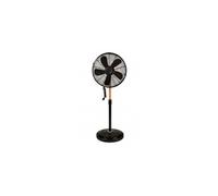 Ventilateur sur Pied 60W sur Mat en Bois réglable - Ventilateur Portable 3 Vitesses