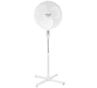 Ventilateur de sol oscillant, incliné 40 cm, réglable en hauteur, 3 vitesses Adler AD 7305