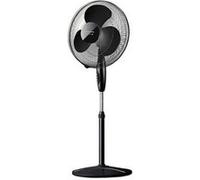 Taurus Greco 16CR Elegance - Ventilateur sur pied 40W, oscillant, base ronde, hauteur ajustable, système d'oscillation automatique / Inclinaison réglable, 3 lames / diamètre 40cm, silencieux