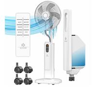 Ventilateur sur pied avec brumisation - KESSER - Refroidissement par ultrasons - Télécommande incluse