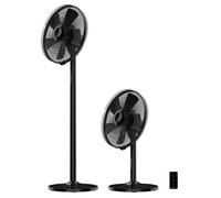 Cecotec Ventilateur sur pied et de bureau EnergySilence 555 2in1 Smart XL. 55 W, 16" de diamètre, 5 pales, moteur en cuivre, télécommande, 3 modes et 3 vitesses, minuterie 7 heures et oscillation