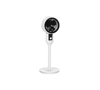 Ventilateur sur pied design 45W 3 vitesses oscillant 70° inclinable 90° blanc noir Blanc G