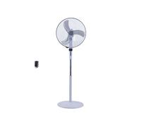 - Ventilateur sur pied FANDECO1 - Blanc - Diamètre 40 cm - 3 vitesses - Minuterie - Télécommande - Oscillant ou fixe - Silencieux