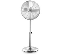 Ventilateur sur pied métallique Cool Clima 50 W - Ø 40 cm, 3 vitesses, oscillant, hauteur 93-130 cm