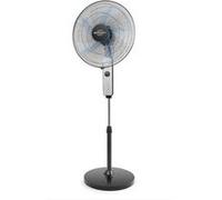 Ventilateur sur pied Orbegozo SF 1046 - Minuterie jusqu'à 1 heure - Hauteur réglable jusqu'à 150 cm - Puissance 80 W - 5 pales et 3 vitesses - Fonction oscillante et tête inclinable