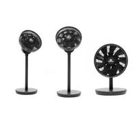 Ventilateur sur pied portable F20B, silencieux, vertical et horizontal, pliable, jusqu'à 26 vitesses, hauteur réglable de 51 à 88 cm, câble électrique et batterie grande autonomie