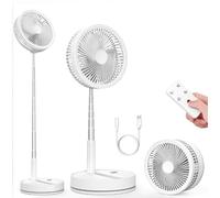 Ventilateur sur Pied Portable Pliable, 8,6" 8 000 mAh avec Télécommande