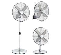 Ventilateur sur pied / Ventilateur de table / Ventilateur mural Silver Stream