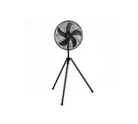 Ventilateur sur Pieds 50W Design, Trépied Télescopique réglable 125-145Cm, 3 vitesses Oscillant Inclinable