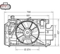 Ventilateur, Système De Refroidissement Du Moteur Pour TOYOTA PRIUS C