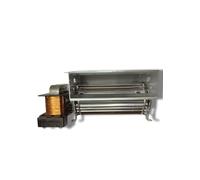 Ventilateur Tangentiel Fergas 4M0406 pour Poêle à Granulés - Diamètre 60 mm, Longueur 120 mm, Portée 81 m³/h, 20 W, Aluminium, Spécifique Hautes Températures, Compatible avec Poêle à Granulés