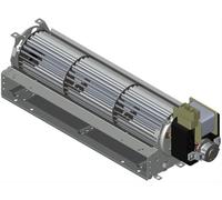Ventilateur tangentiel moteur droit long 240 mm diamètre 65 mm